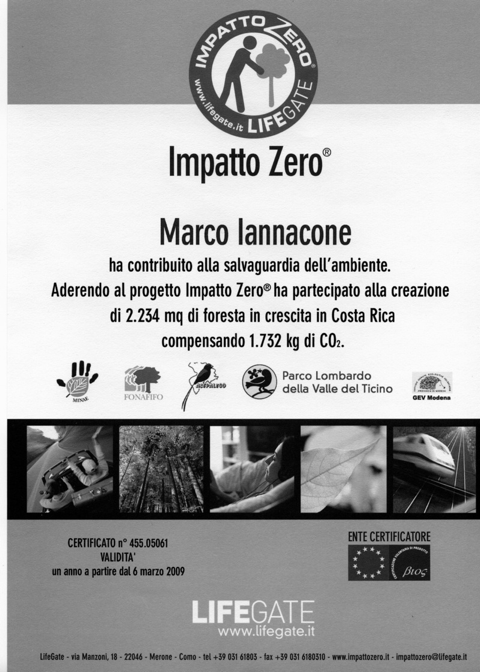 Marco Iannacone - impatto zero